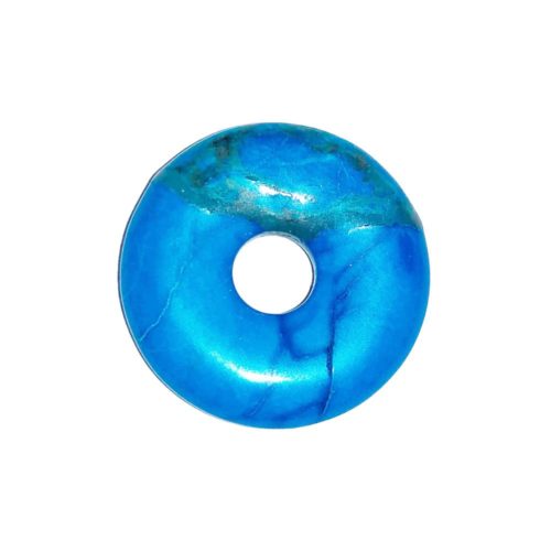 pi chinois donut howlite bleue 20mm