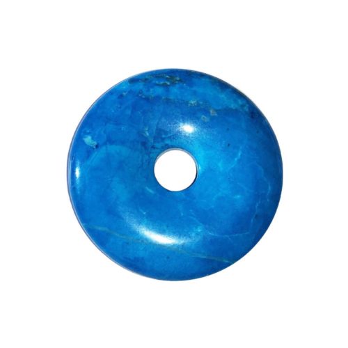 pi chinois donut howlite bleue 30mm