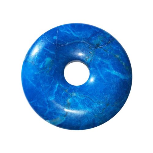 pi chinois donut howlite bleue 40mm