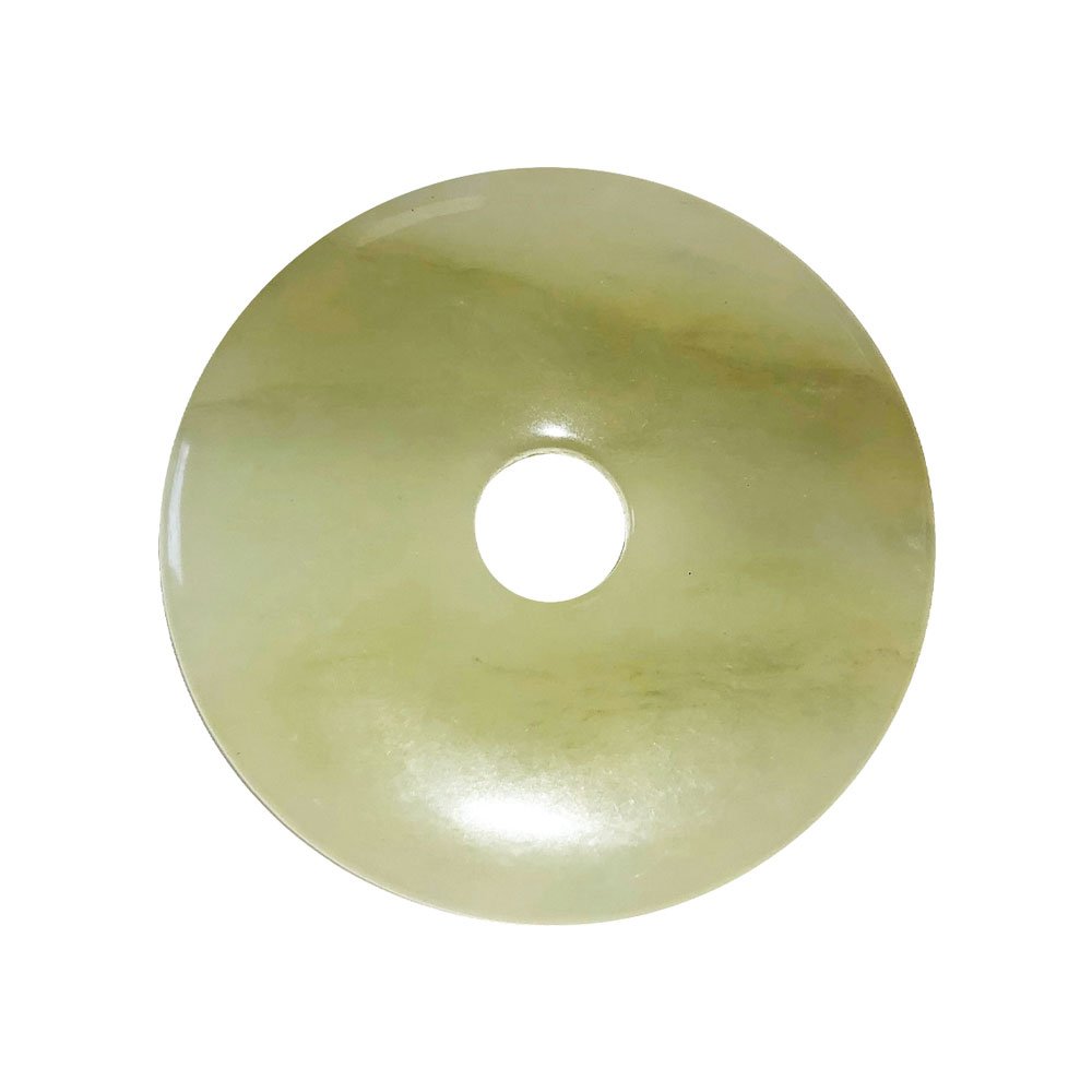 pi chinois donut jade vert 40mm pi chinois donut jade vert 40mm