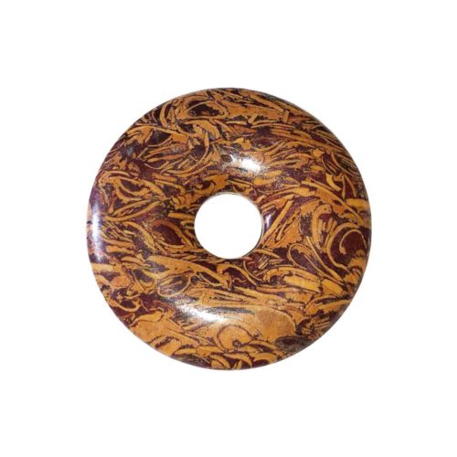 pi chinois donut jaspe peau de serpent 30mm