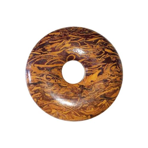 pi chinois donut jaspe peau de serpent 30mm