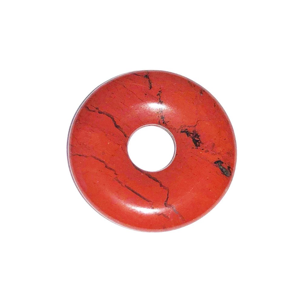 pi chinois donut jaspe rouge 20mm pi chinois donut jaspe rouge 20mm