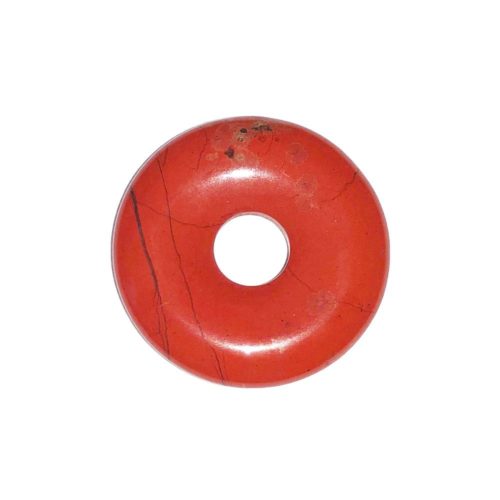 pi chinois donut jaspe rouge 20mm