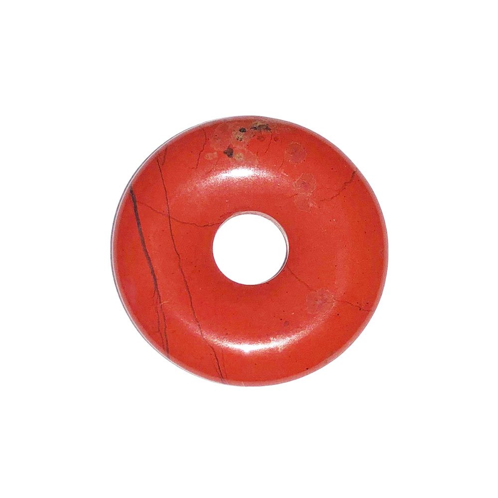 pi chinois donut jaspe rouge 20mm pi chinois donut jaspe rouge 20mm