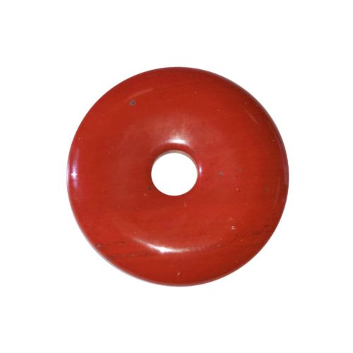 pi chinois donut jaspe rouge 30mm