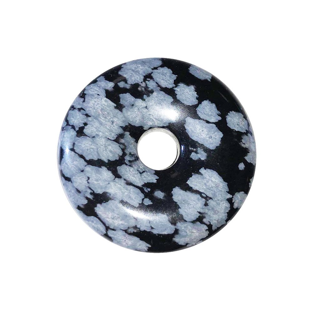 pi chinois donut obsidienne neige 30mm pi chinois donut obsidienne neige 30mm
