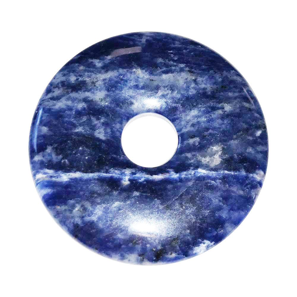 pi chinois donut sodalite 50mm pi chinois donut sodalite 50mm