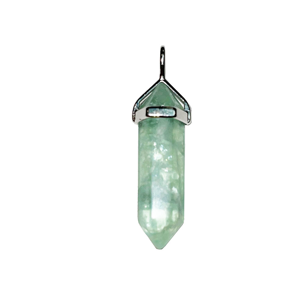 pendentif fluorite verte pointe pendentif fluorite verte pointe