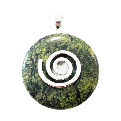 pendentif jaspe kambamba pi chinois