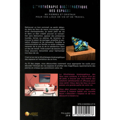 livre lithothérapie Lithothérapie bioénergétique des espaces