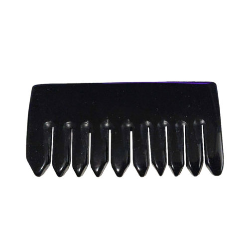 peigne de massage obsidienne noire
