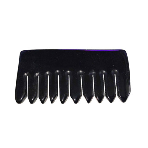peigne de massage obsidienne noire