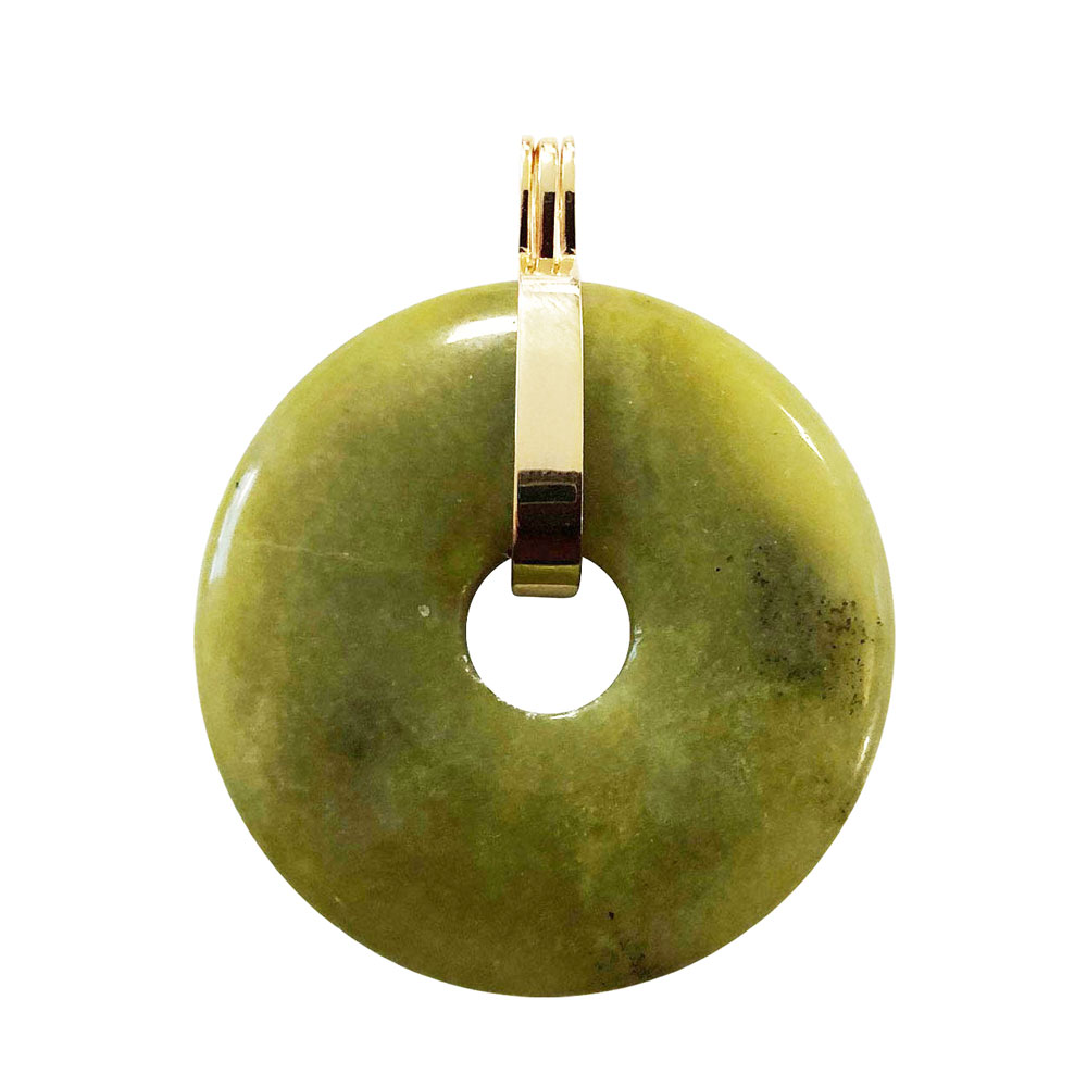 pendentif-jade-de-burma-pi-chinois-donut-support-universel-dore-40mm pendentif jade de burma pi chinois