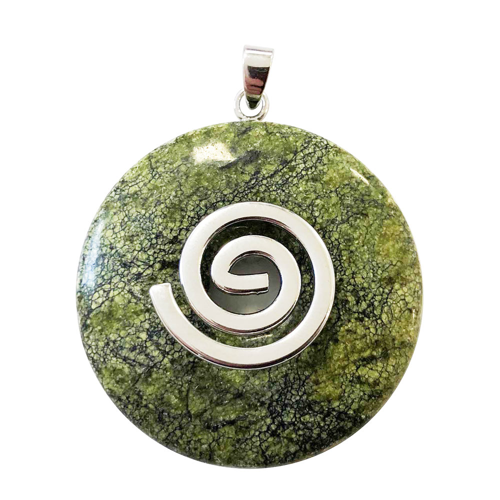 pendentif-jaspe-kambamba-pi-chinois-donut-spirale-argentee-40mm pendentif jaspe kambamba pi chinois