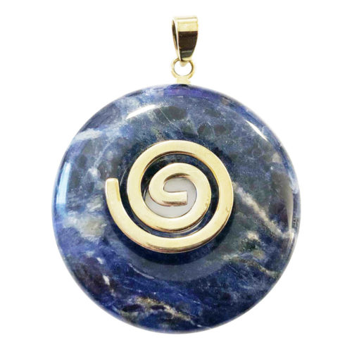 pendentif sodalite pi chinois
