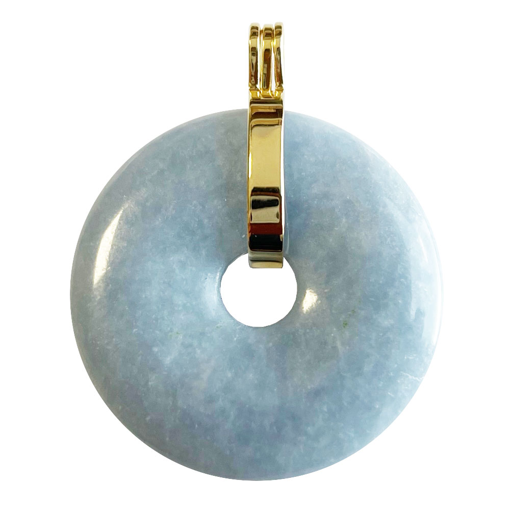 pendentif-pi-chinois-donuts-angelite-40mm-support-universel-dore Pendentif Angélite - PI chinois ou Donut
