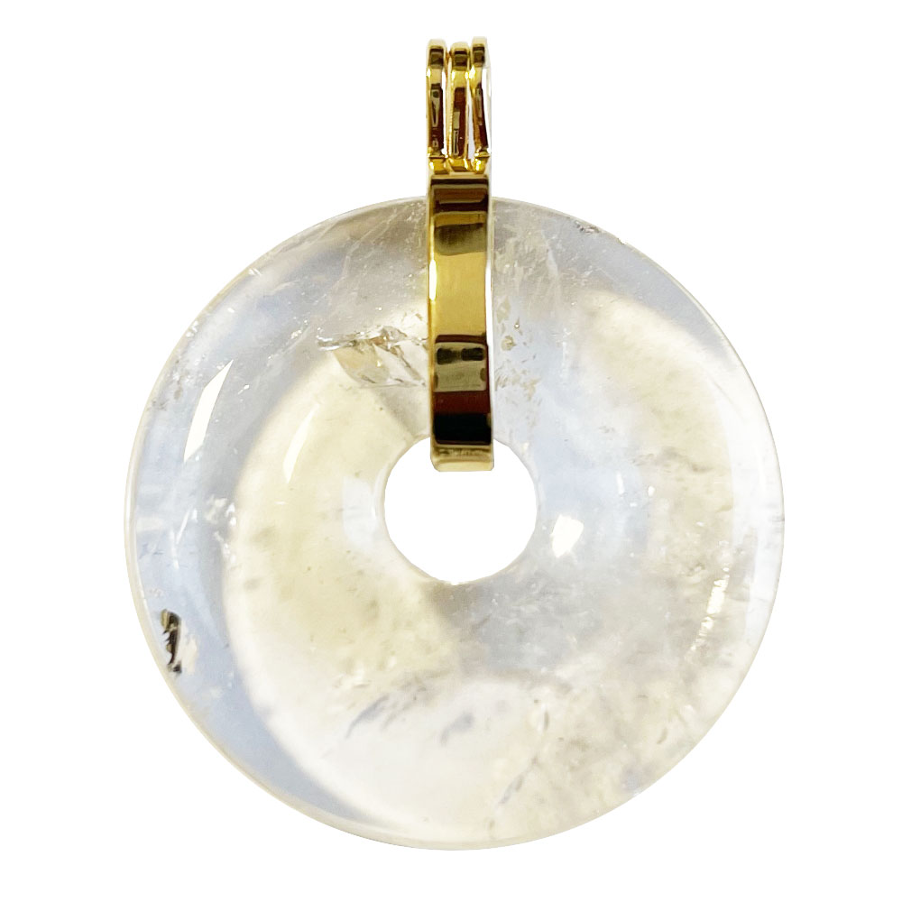 pendentif-pi-chinois-donuts-cristal-de-roche-40mm-support-universel-dore Pendentif Cristal de Roche - PI chinois ou Donut