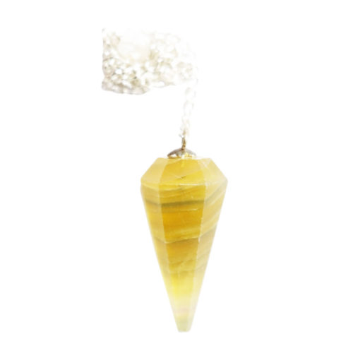 pendule fluorite hexagonal