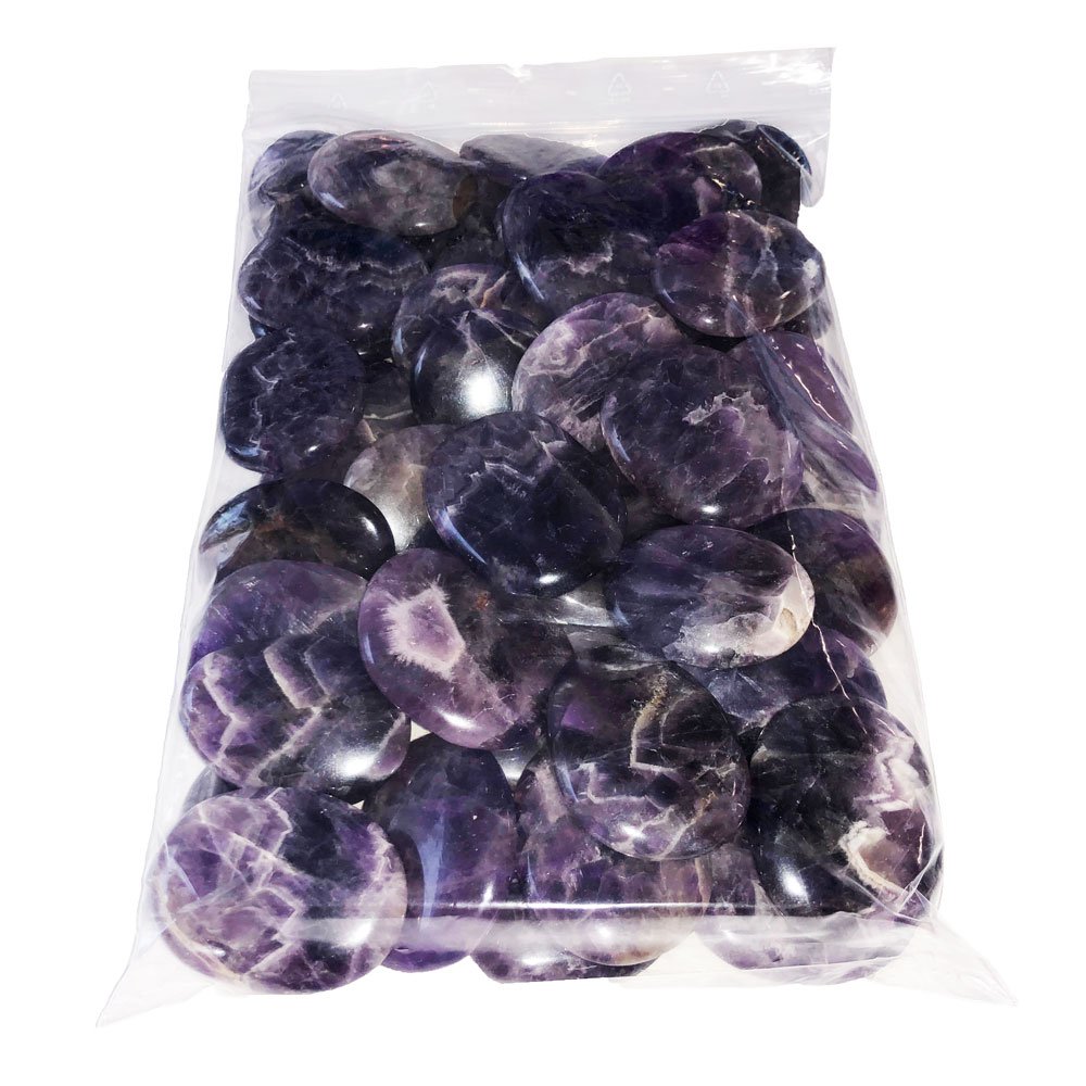 sachet-pierres-plates-amethyste-1kg sachet pierres plates amethyste