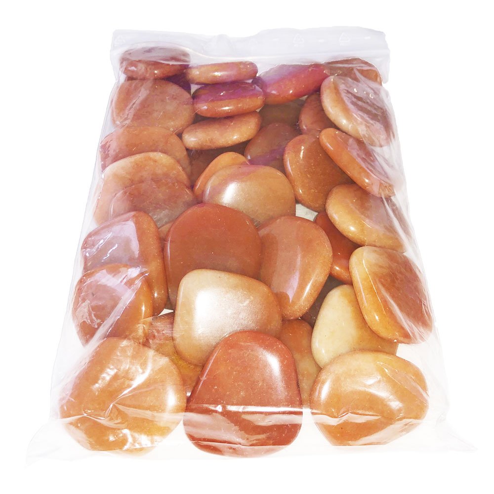 sachet-pierres-plates-aventurine-rouge-1kg sachet pierres plates aventurine rouge