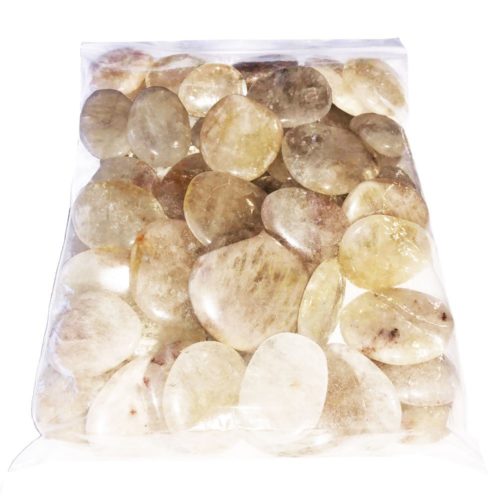 sachet pierres plates citrine