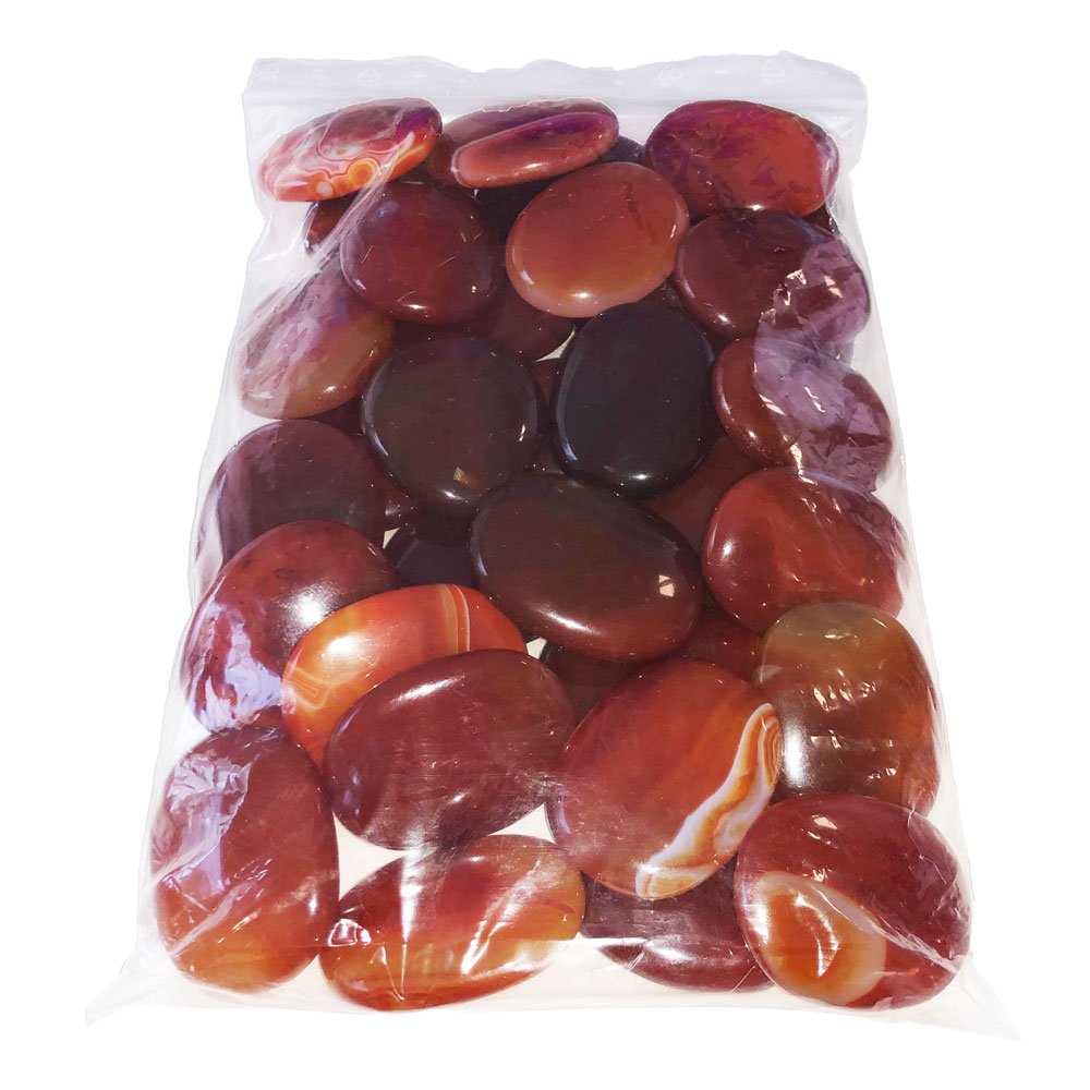 sachet-pierres-plates-cornaline-1kg sachet pierres plates cornaline