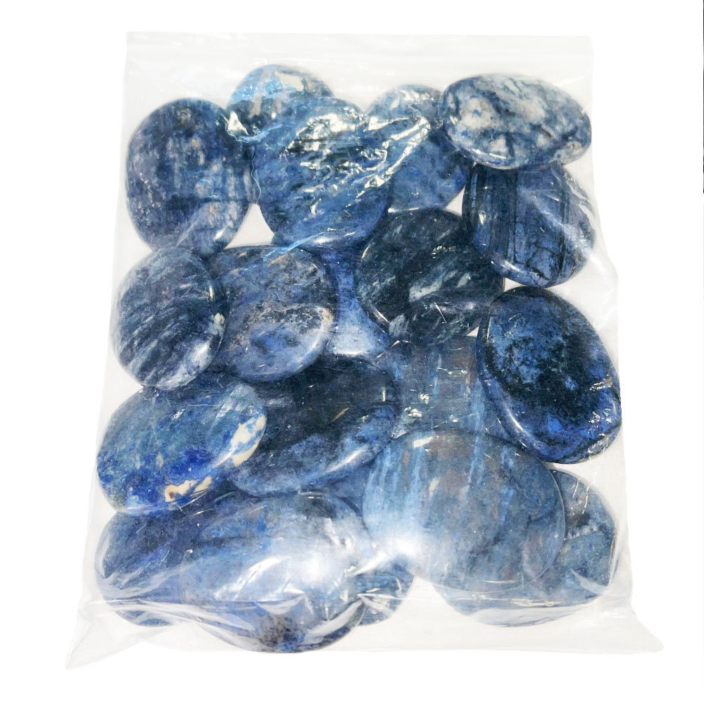 sachet-pierres-plates-dumortierite-1kg sachet pierres plates dumortierite