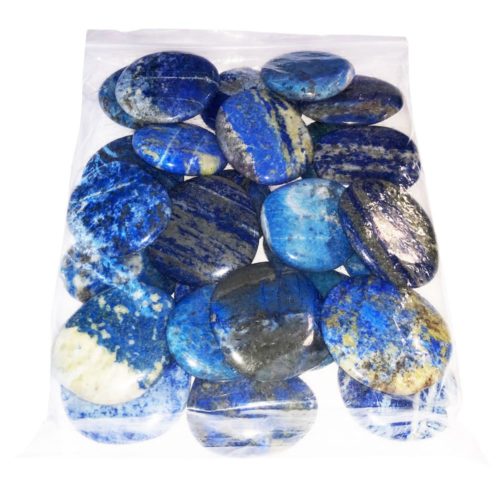 sachet pierres plates lapis lazuli