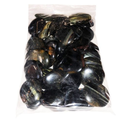 sachet pierres plates oeil de faucon