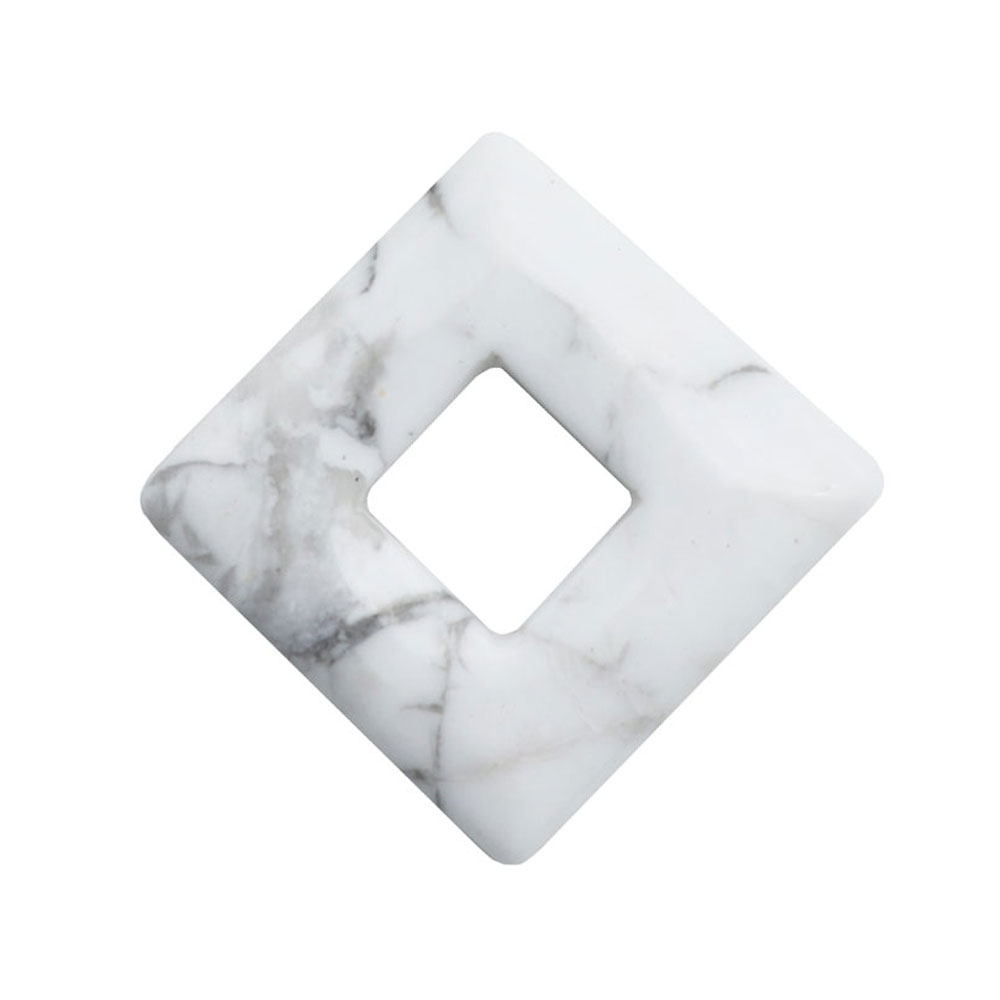 pendentif-magnesite-pi-chinois-donut-carre-01 pendentif pi chinois ou donut magnésite carré