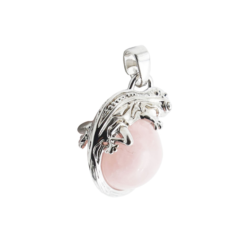 pendentif-quartz-rose-lezard-02 pendentif quartz rose lezard