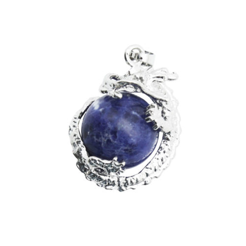 pendentif sodalite dragon