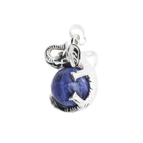 pendentif sodalite elephant