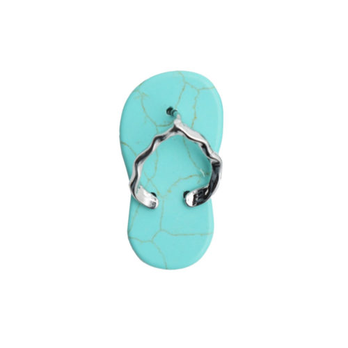 pendentif turquoise stabilisée plage