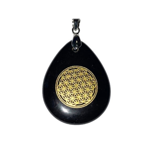 pendentif-obsidienne-noire-goutte-fleur-de-vie