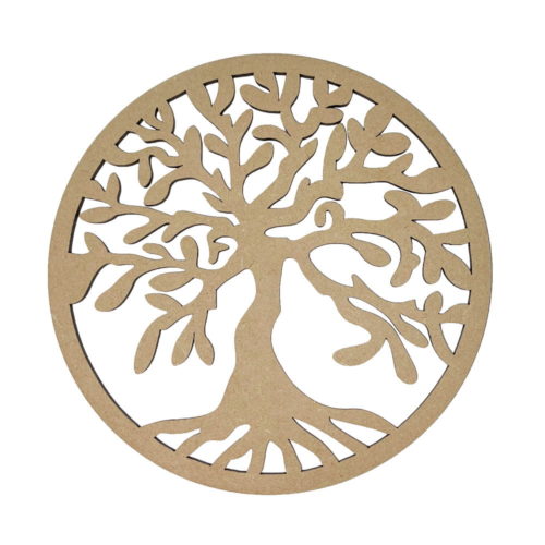 Plaque de rechargement Arbre de vie - Bois sculpté