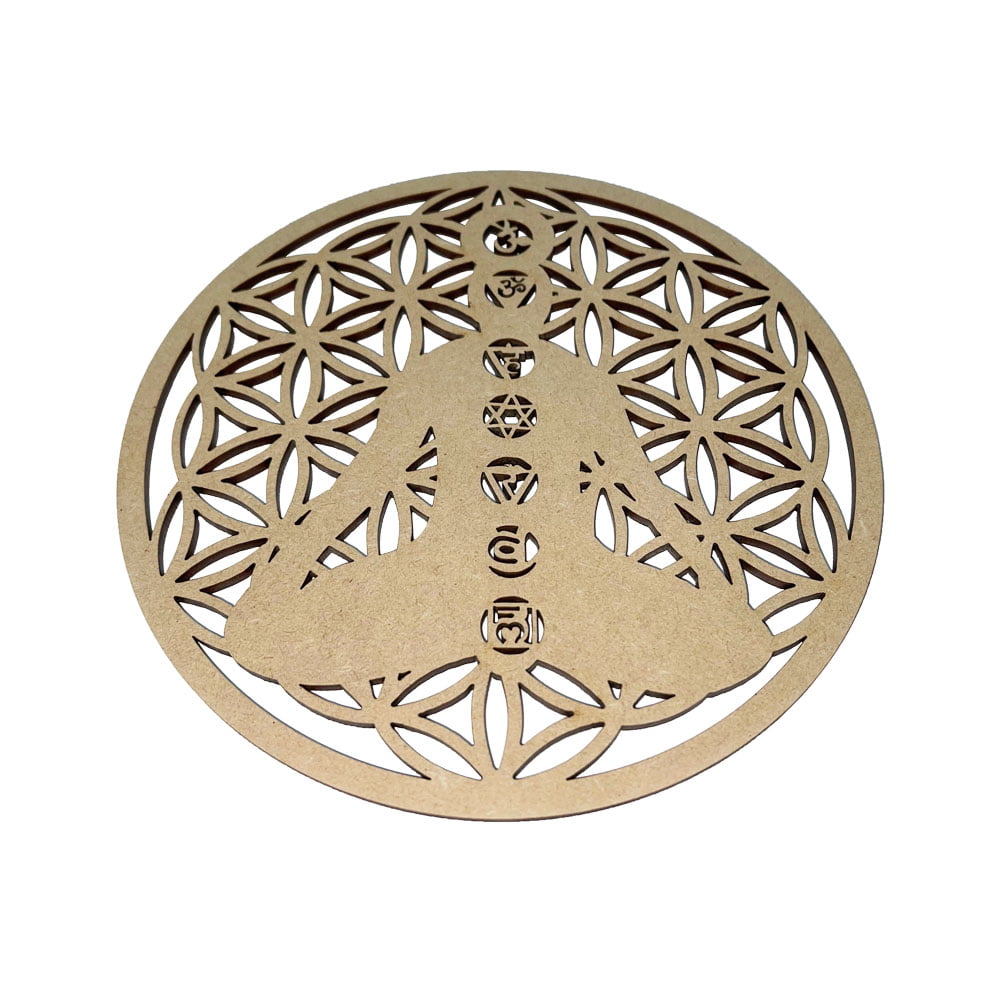 plaque-de-rechargement-fleur-de-vie-7-chakras-bois-sculpte-01 Plaque de rechargement Fleur de Vie 7 Chakras - Bois sculpté
