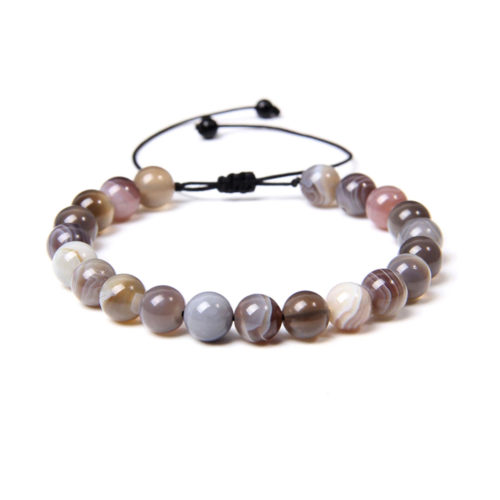 Bracelet Agate du Botswana