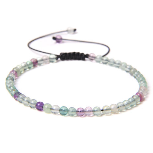 bracelet fluorite multicolore