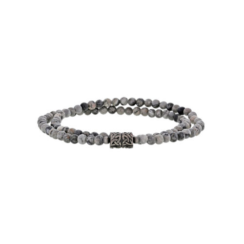 bracelet jaspe gris