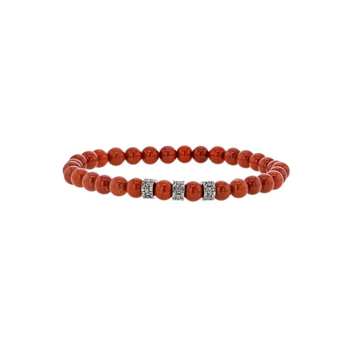 bracelet jaspe rouge