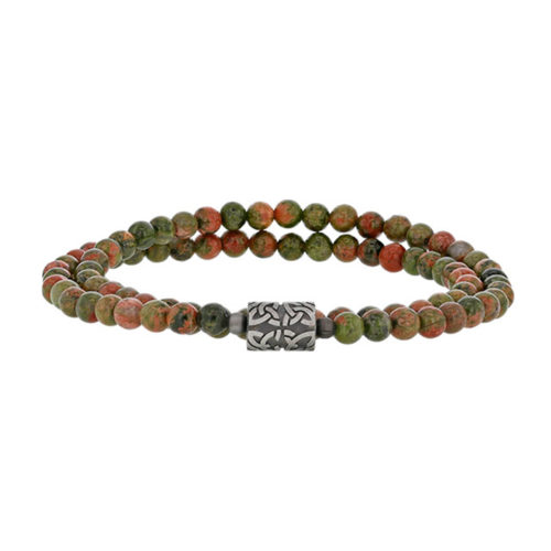 bracelet unakite pour lui