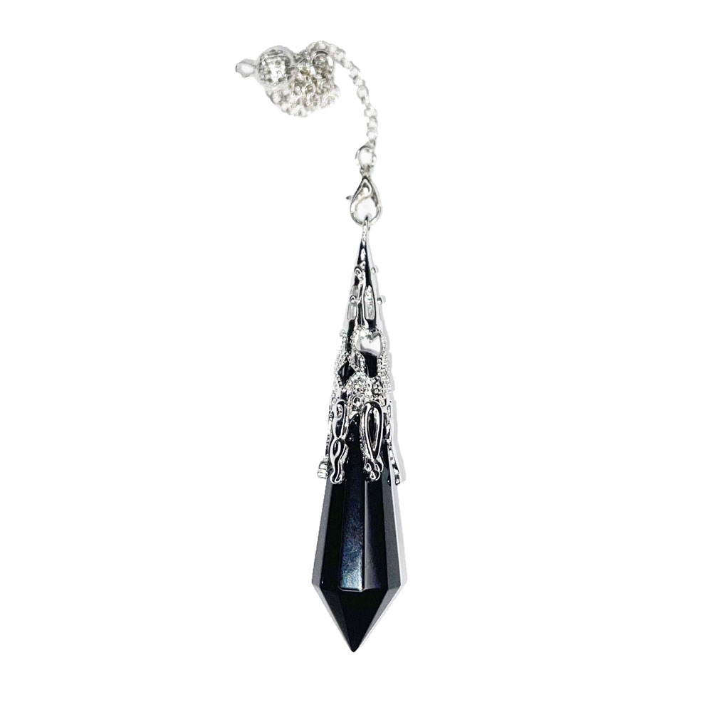 pendule-tourmaline-noire-metal-serti-02 pendule tourmaline noire métal