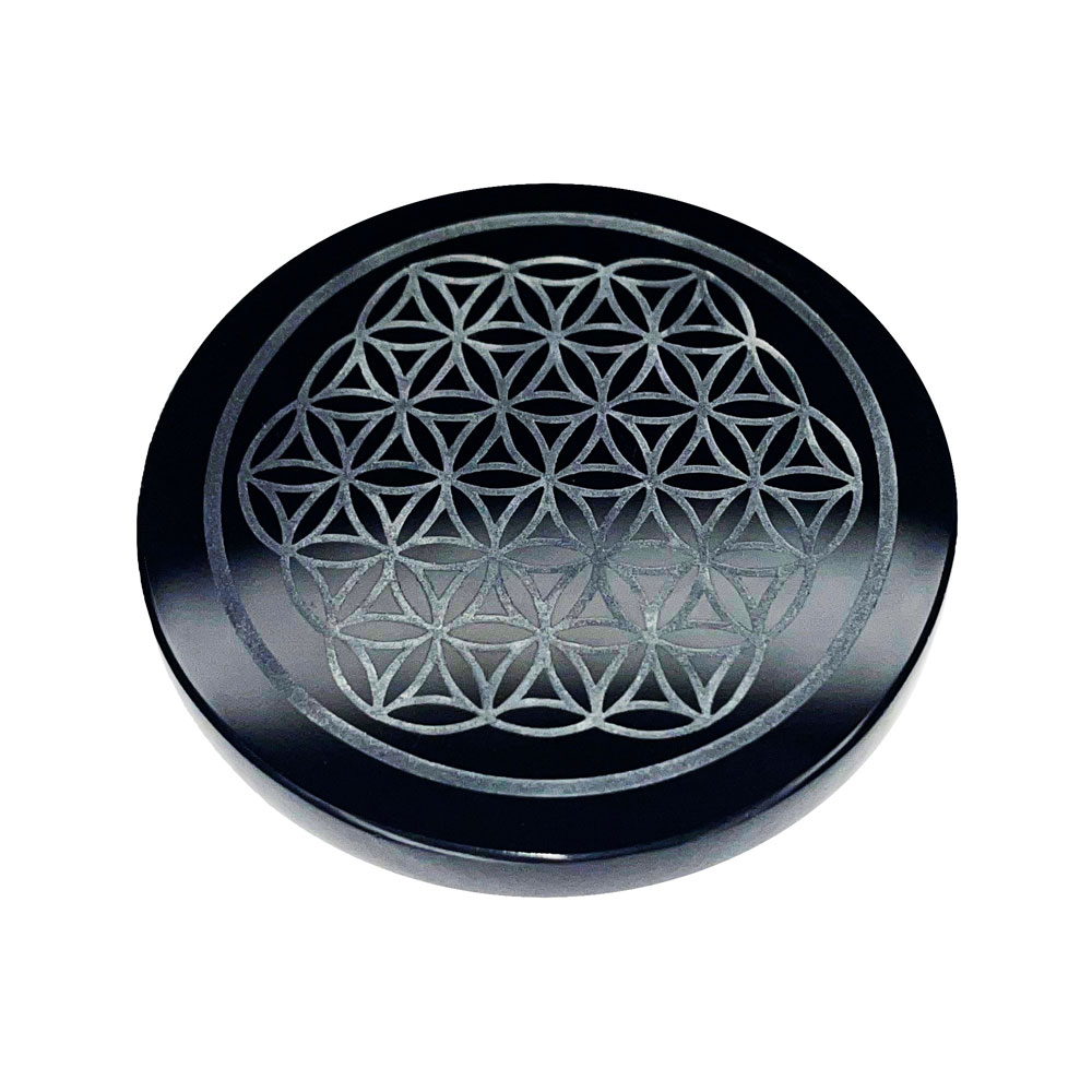 plaque-de-rechargement-obsidienne-noire-fleur-de-vie-7cm-01 plaque obsidienne noire fleur