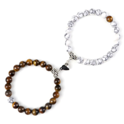 bracelets oeil de tigre howlite