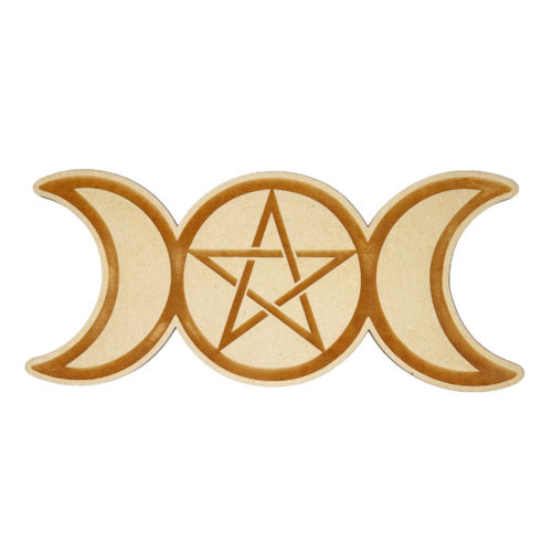 Plaque de rechargement Triple Lune Wicca