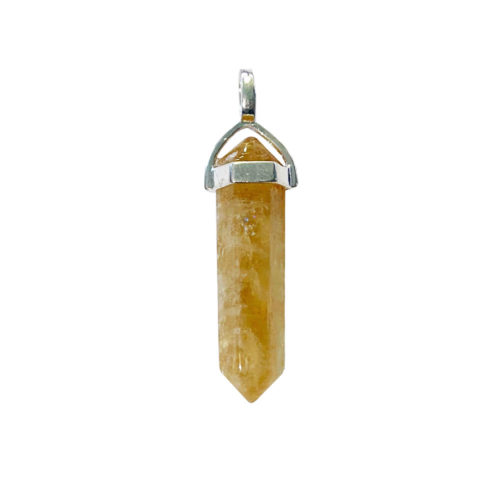 pendentif citrine pointe