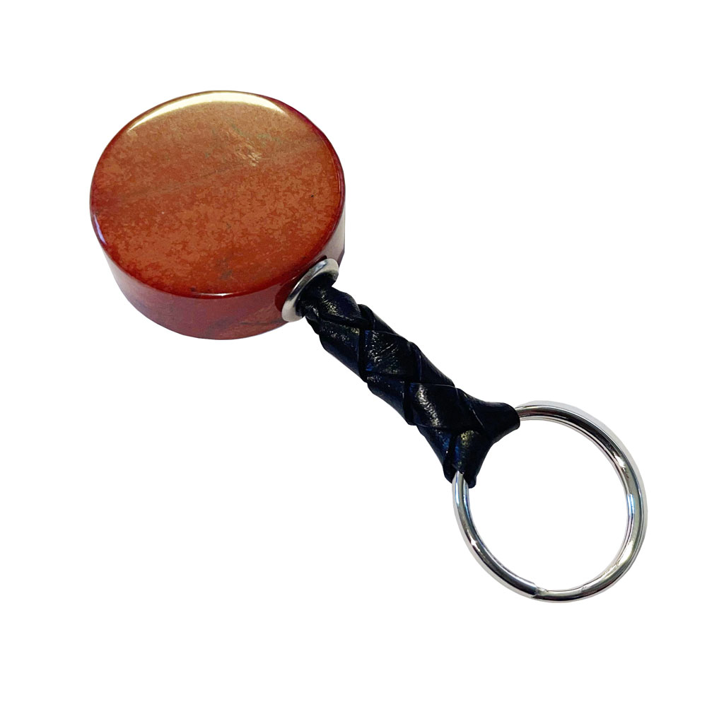 porte-cles-jaspe-rouge-disque-02 porte-clés jaspe rouge
