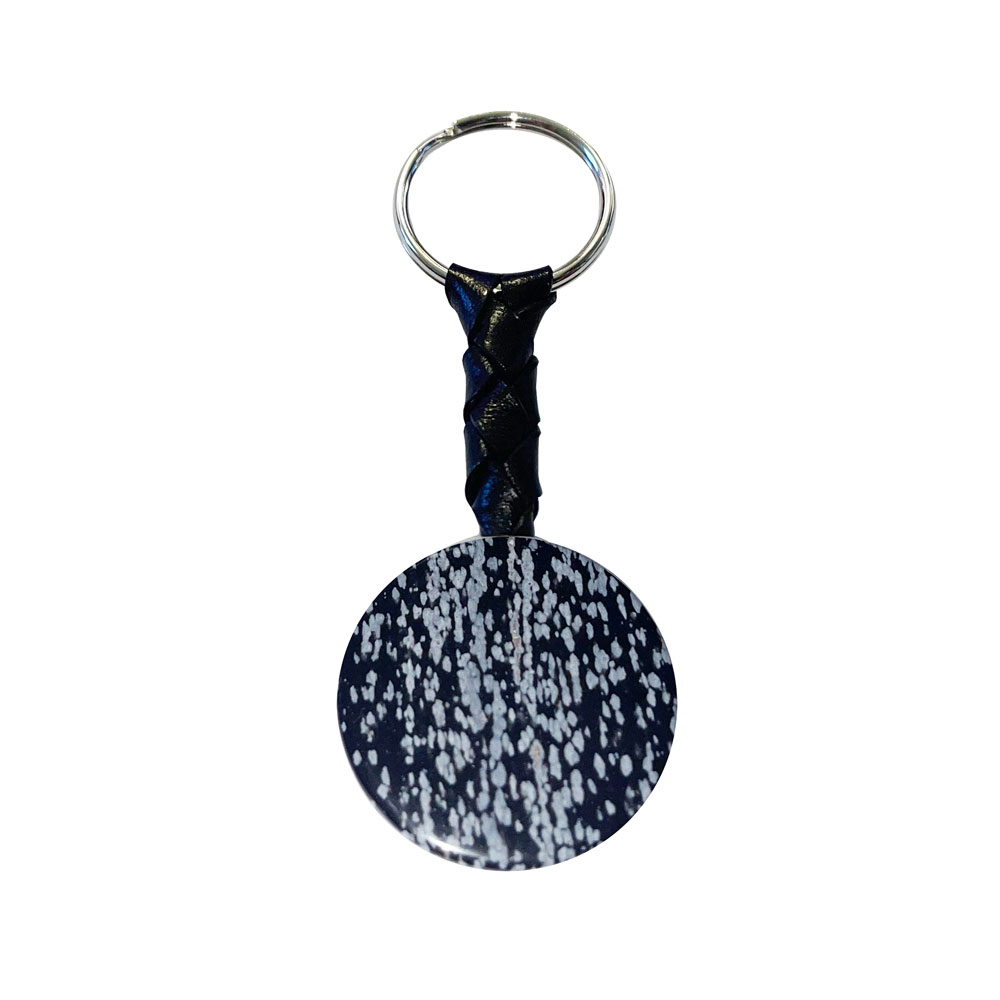 porte-cles-obsidienne-neige-disque-01 porte-clés obsidienne neige
